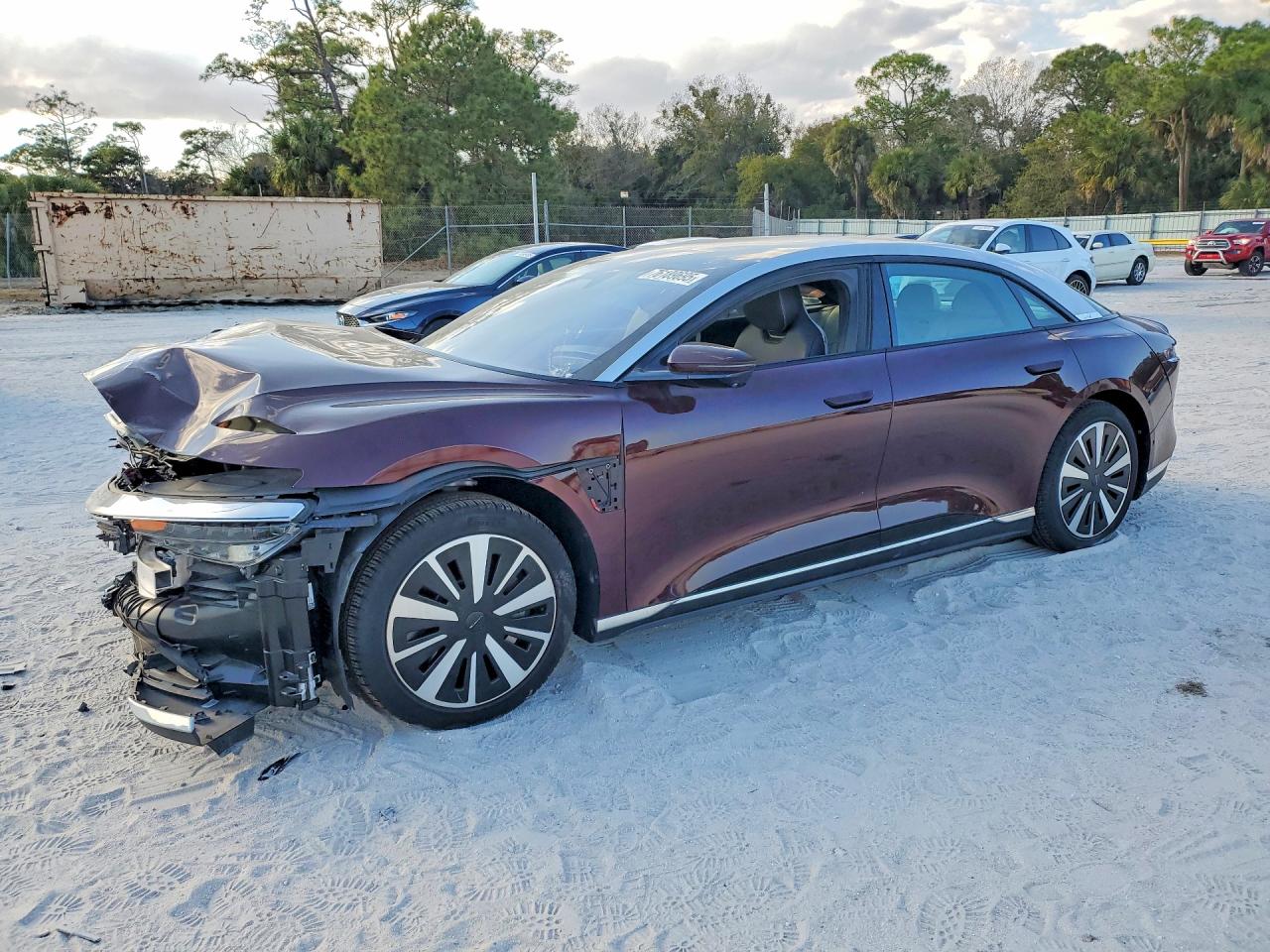 2025 Lucid Air Touring, VIN 50EA1TEA4SA005196 — Front end