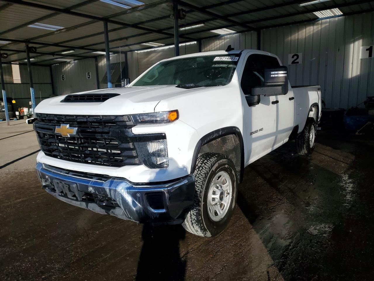 2025 Chevrolet Silverado 3500HD Work Truck, VIN 1GC5KSEYXSF124044 — Rear end