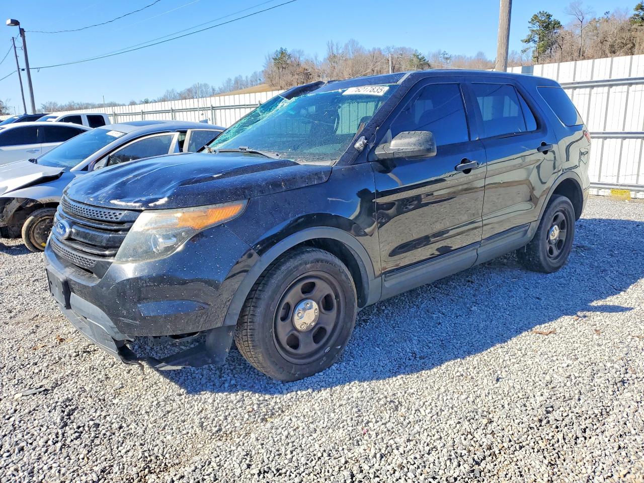 2015 Ford Police Interceptor Utility, VIN 1FM5K8AR0FGC29852 — Фото с аукциона