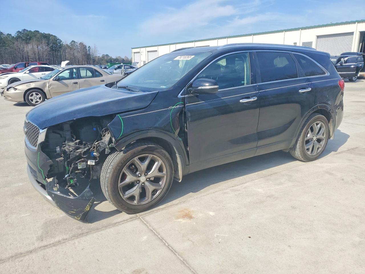 2017 Kia Sorento SX, VIN 5XYPK4A56HG313344 — Front end