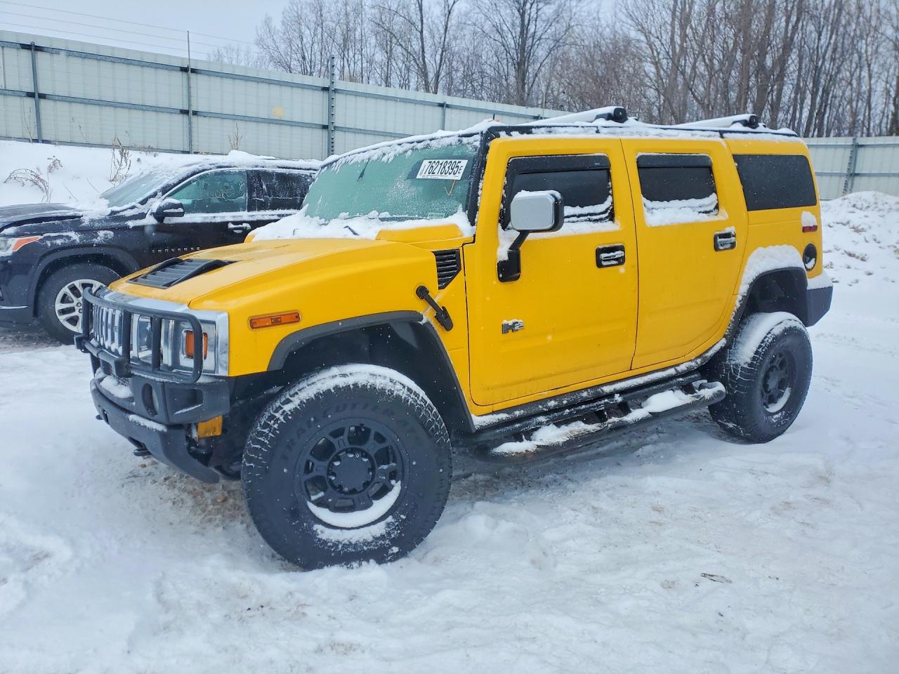 2003 Hummer H2, VIN 5GRGN23U63H132050 — Frame damage