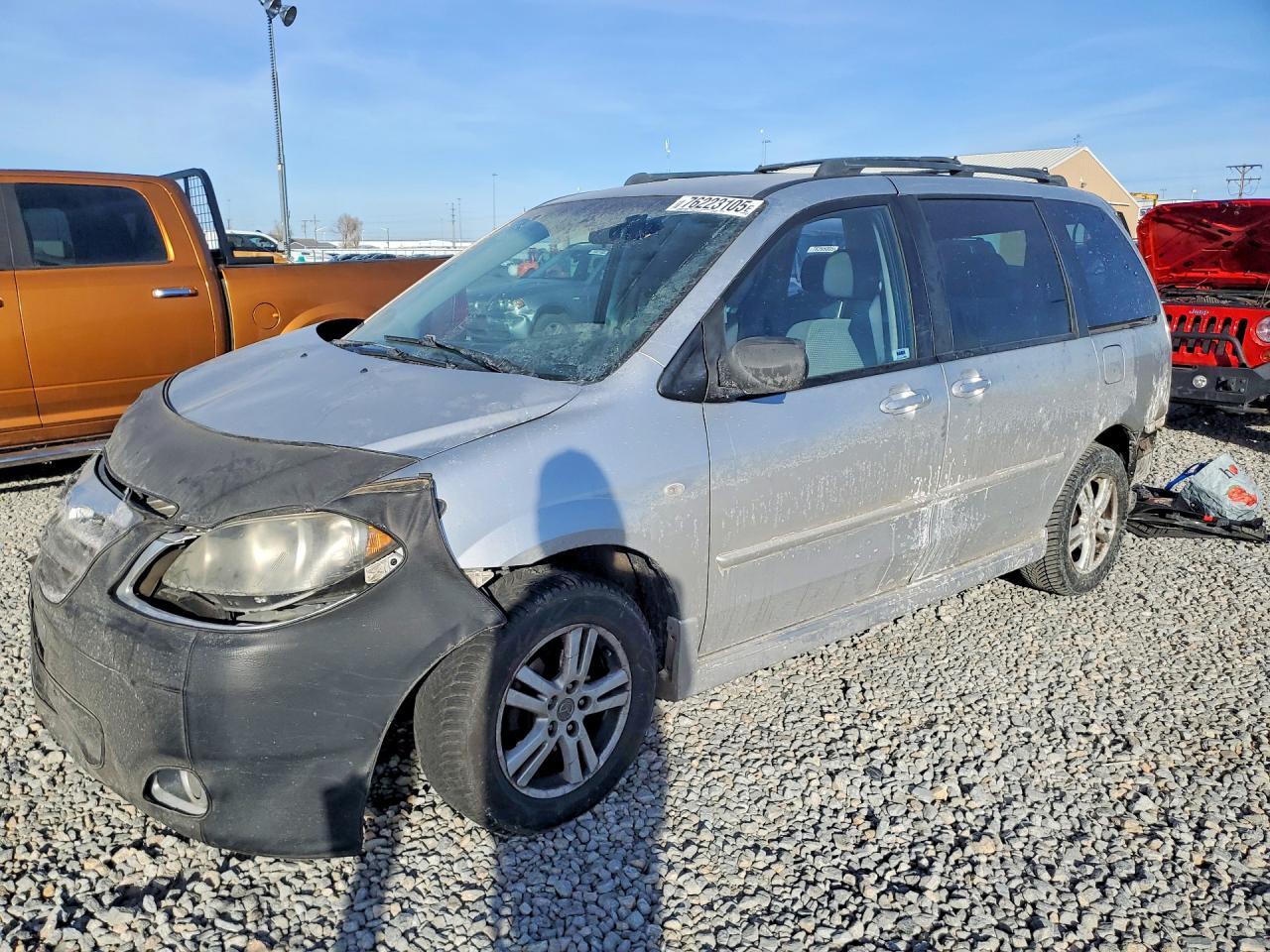 2006 Mazda MPV LX, VIN JM3LW28A760565656 — Rear end
