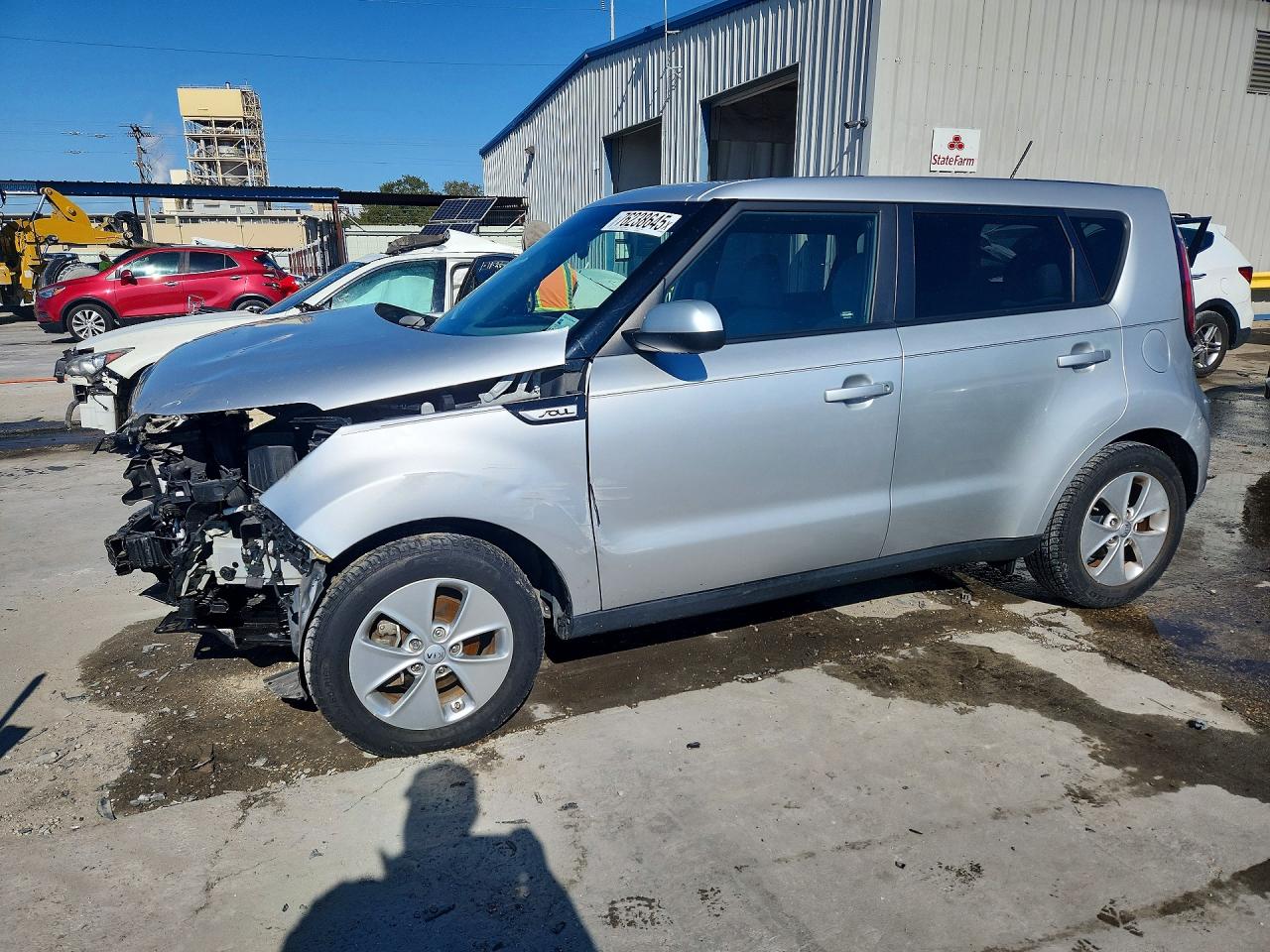 2015 Kia Soul, VIN KNDJN2A22F7810361 — Front end