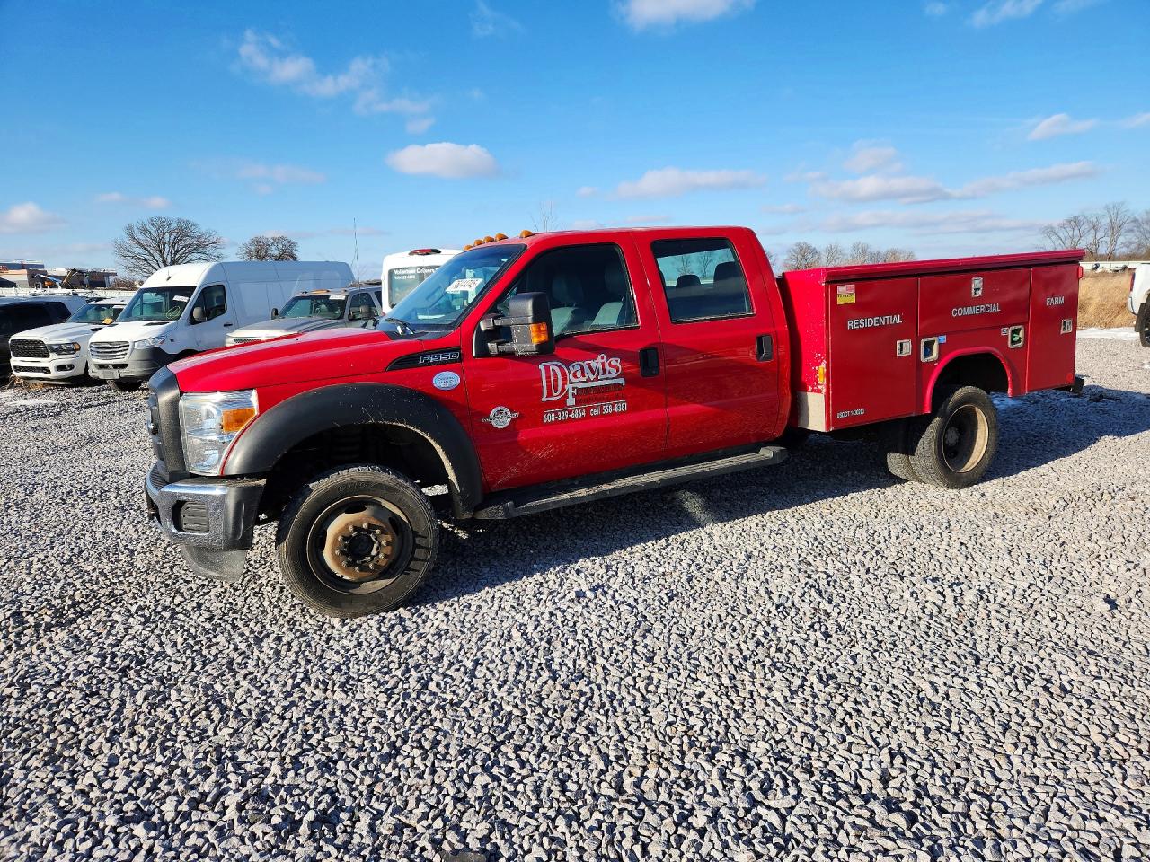 2014 Ford F-550 Lariat, VIN 1FD0W5HT2EEA61902 — Бок