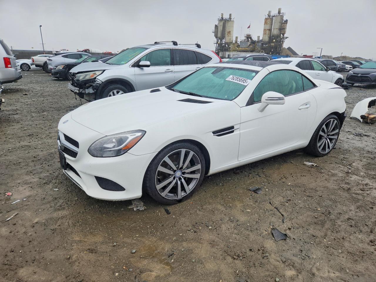 2017 Mercedes-Benz SLC 300, VIN WDDPK3JA8HF138336 — Rear end