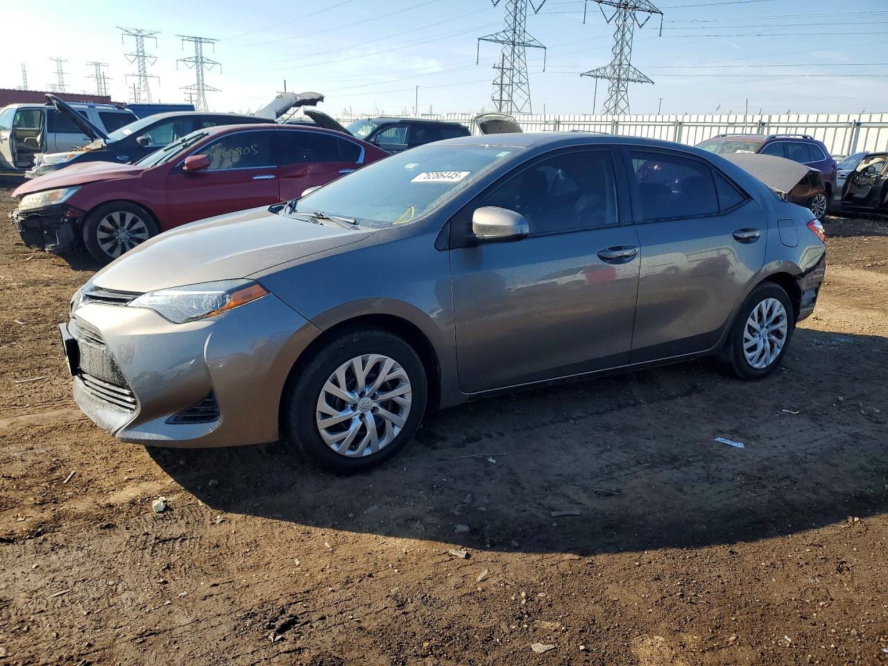 2018 Toyota Corolla LE, VIN 2T1BURHE3JC013561 — Rear end