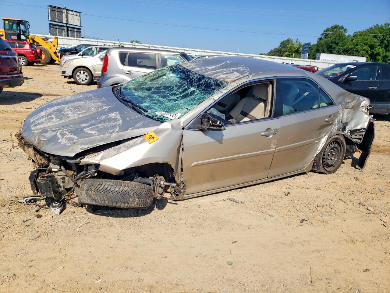 2014 Toyota Camry LE, VIN 4T4BF1FK0ER386829 — Rollover