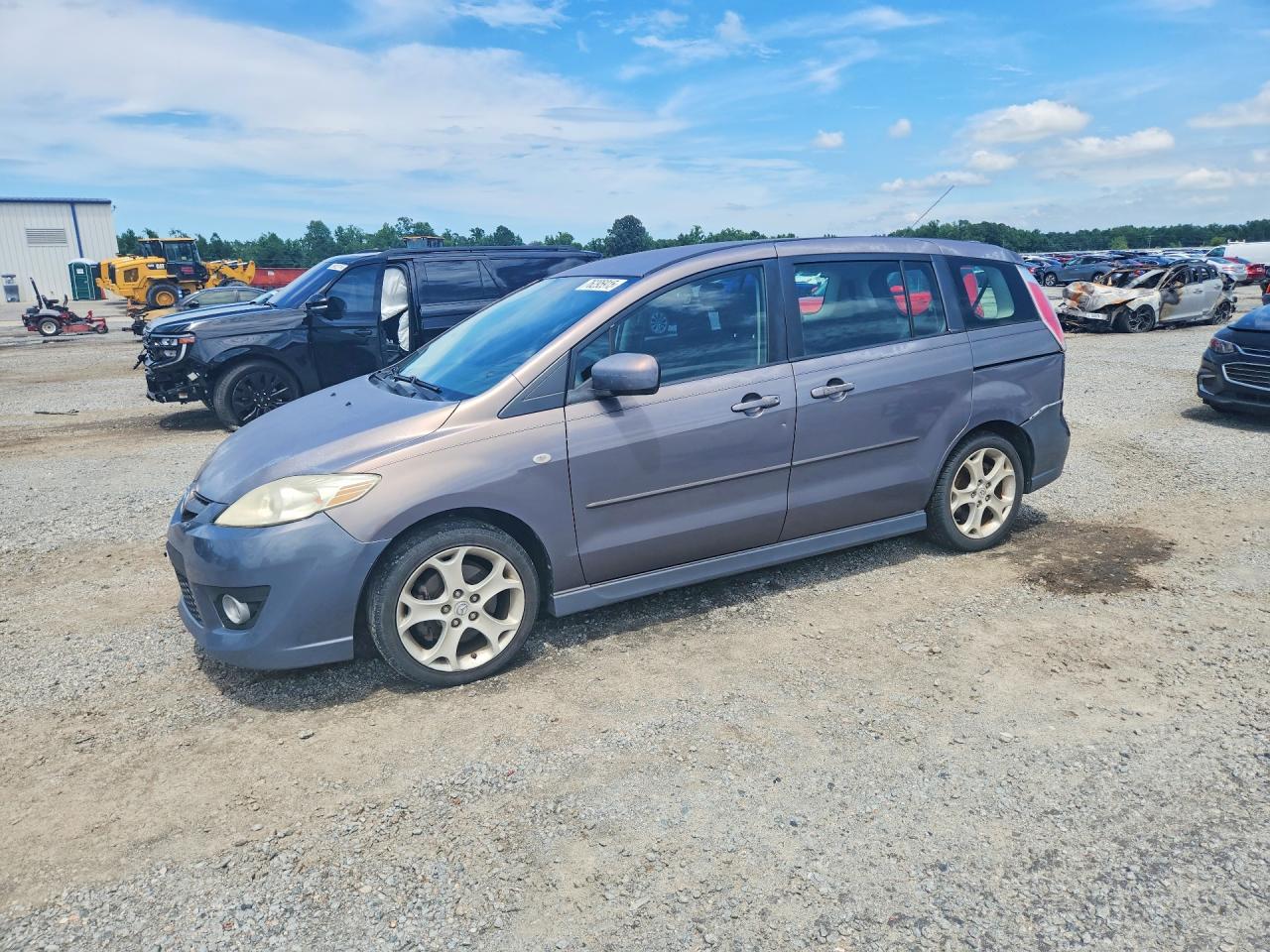 2009 Mazda 5 Grand Touring, VIN JM1CR293790350847 — Rear end