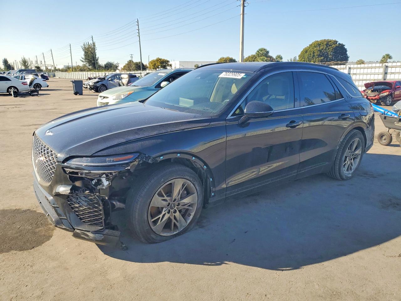 2022 Genesis GV70 Sport, VIN KMUMCDTC3NU073317 — Front end