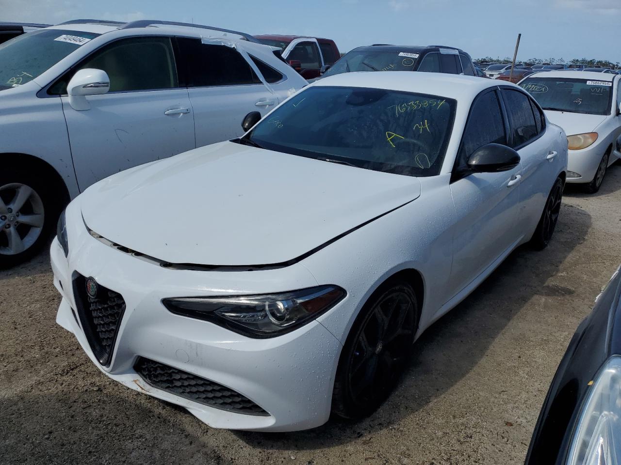 2019 Alfa Romeo Giulia, VIN ZARFAMAN0K7619531 — Water / flood