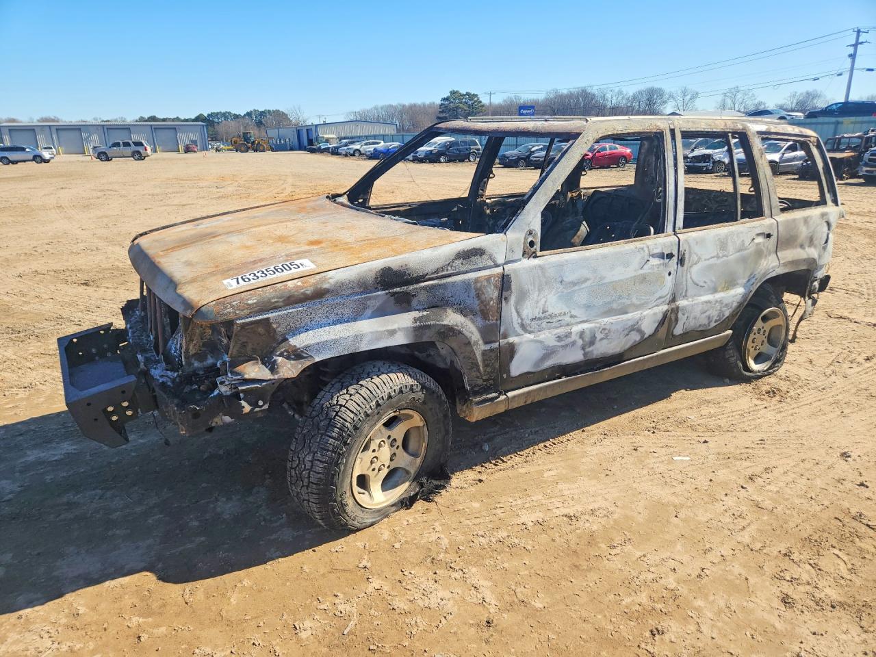 1996 Jeep Grand Cherokee Laredo, VIN 1J4GZ58Y1TC149798 — Burn