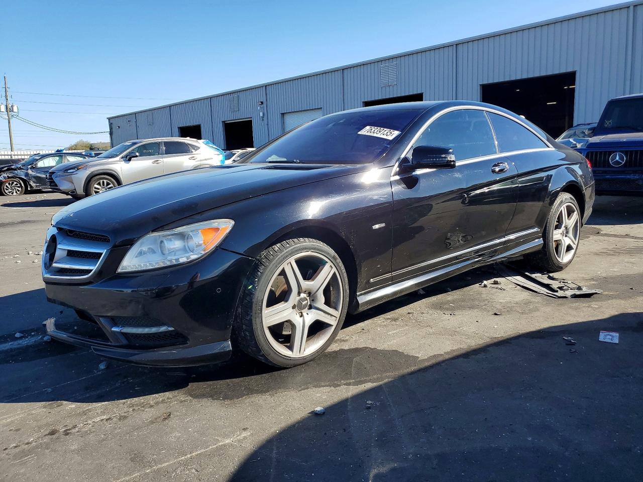 2011 Mercedes-Benz CL 550, VIN WDDEJ9EB9BA027492 — Front end