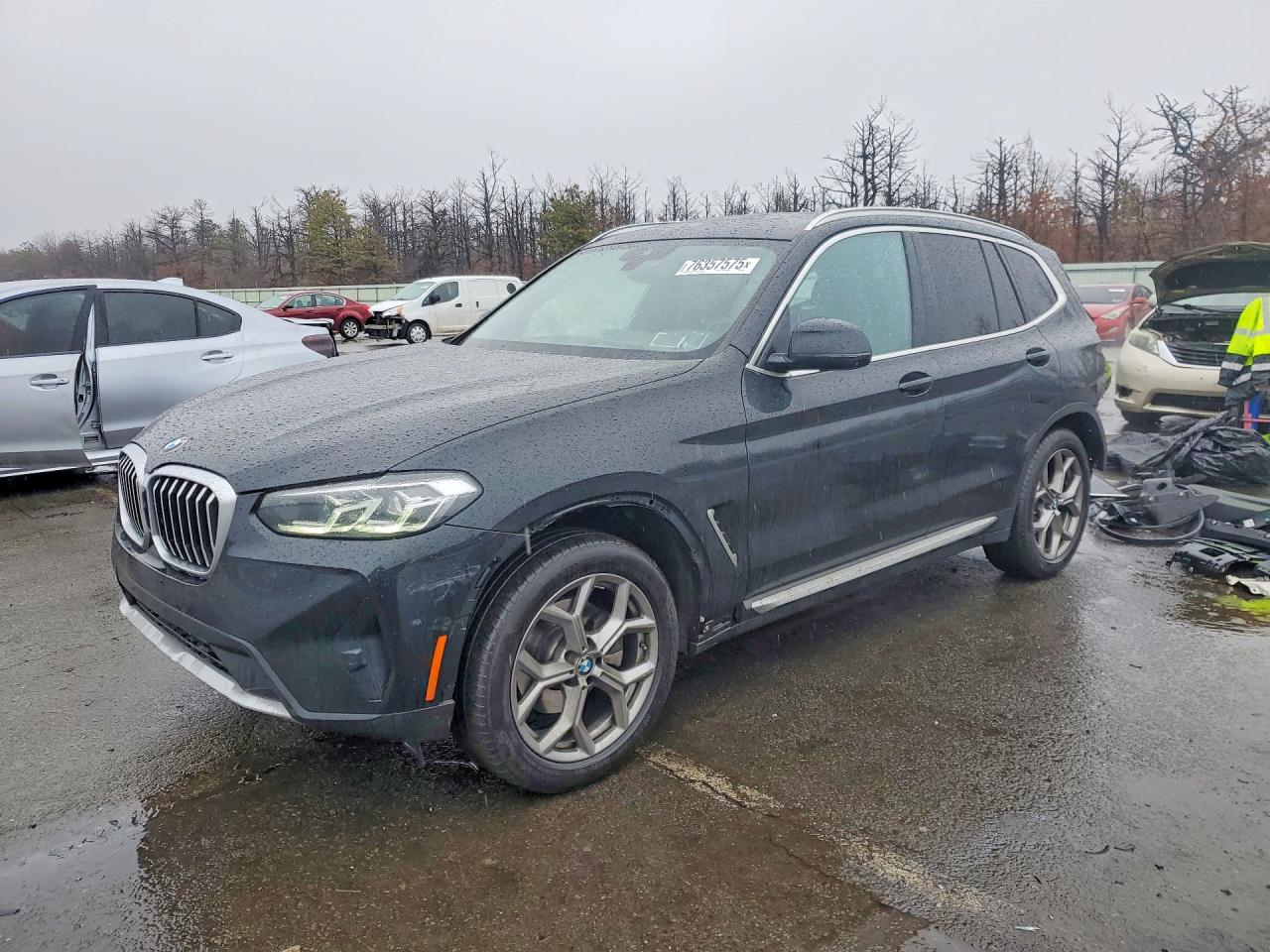 2023 BMW X3 xDrive30i, VIN WBX57DP02PN245655 — Rear end
