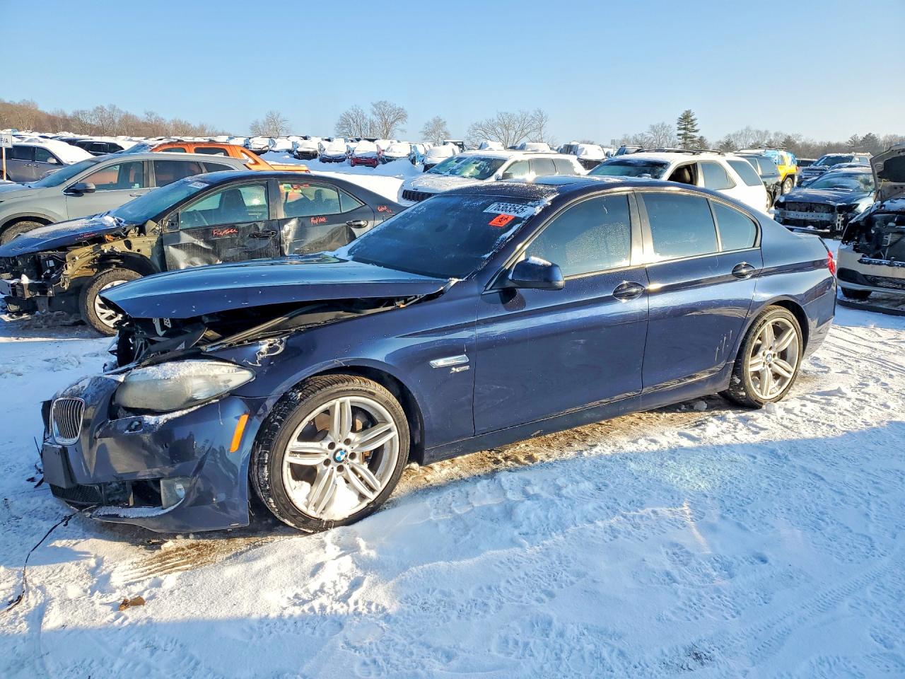 2011 BMW 5 Series 535i xDrive, VIN WBAFU7C53BDU53634 — Front end