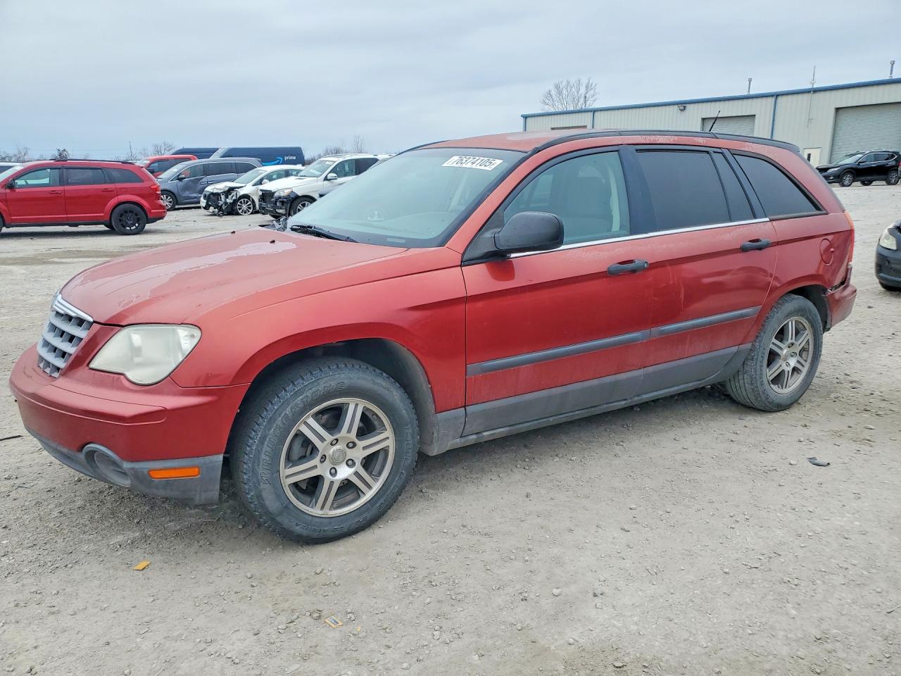 2007 Chrysler Pacifica, VIN 2A8GM48L77R365535 — Rear end