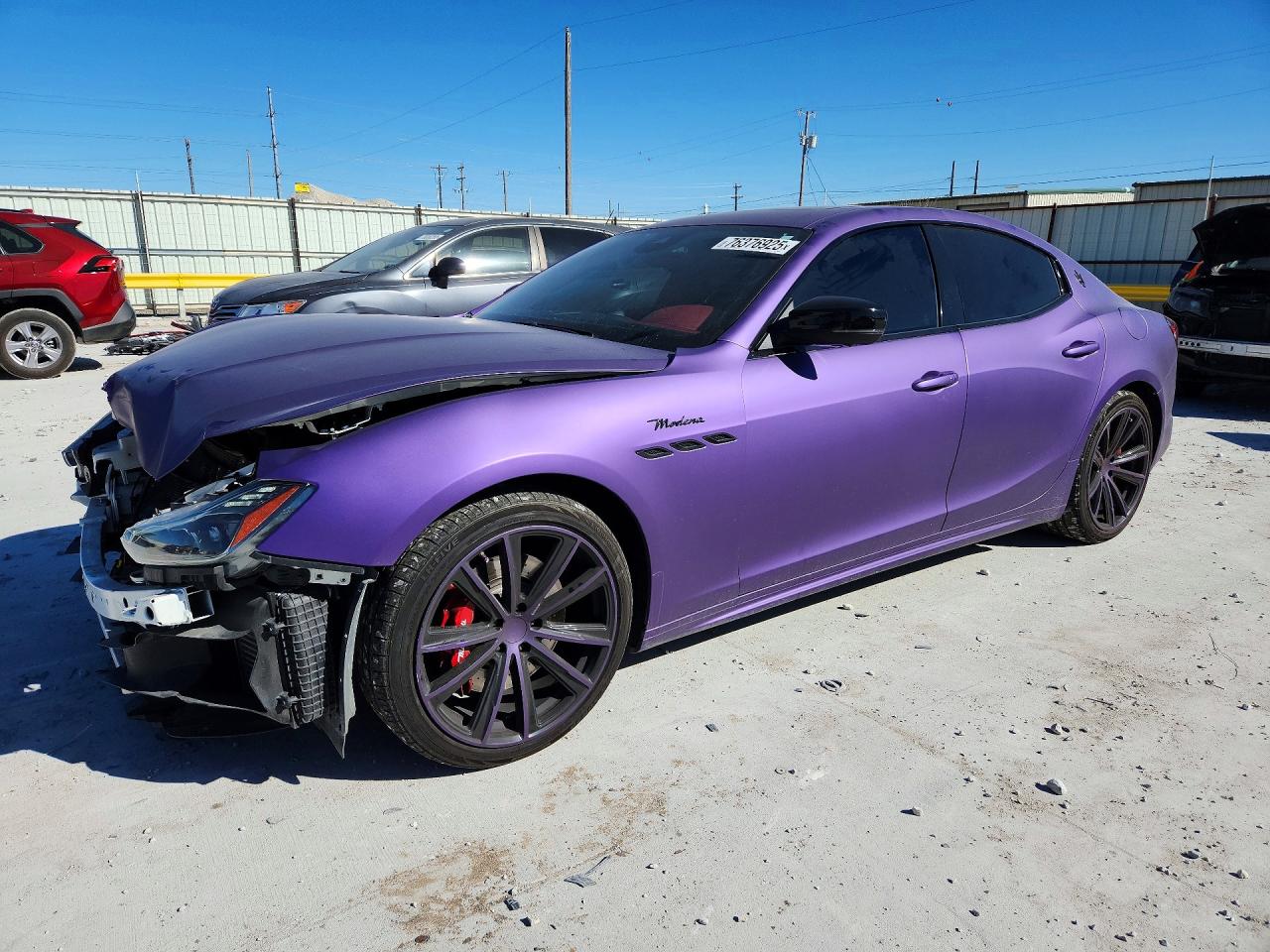 2022 Maserati Ghibli Modena, VIN ZAM57YSM3N1388967 — Front end