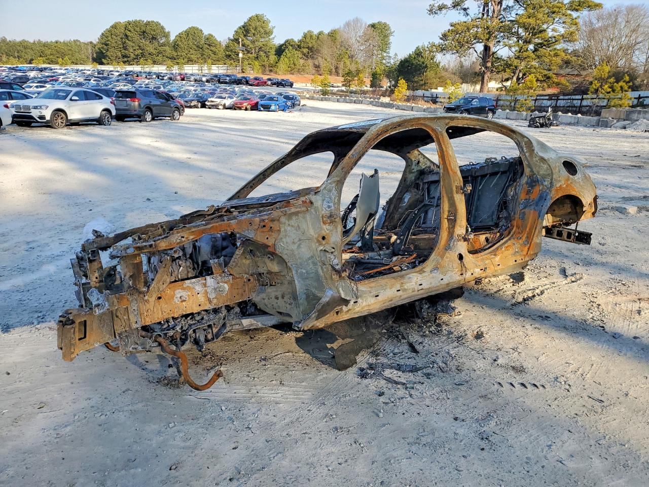 2018 Alfa Romeo Giulia Ti Sport, VIN ZARFAECN4J7596630 — Burn