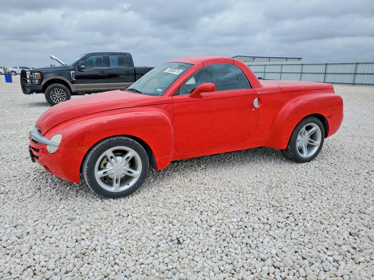 2004 Chevrolet SSR LS, VIN 1GCES14P74B113791 — Hail
