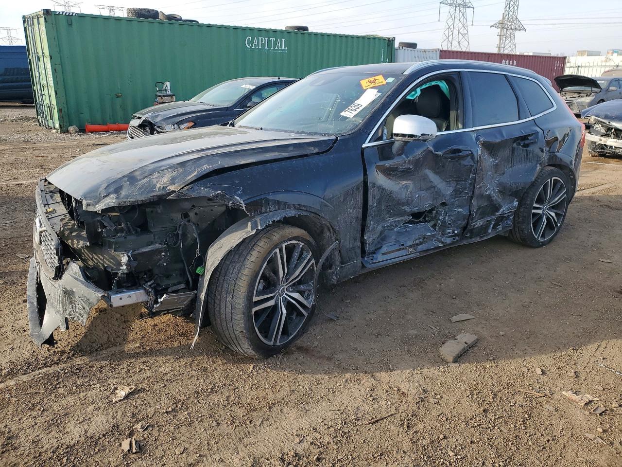 2019 Volvo XC60 R-Design, VIN LYV102RM1KB322254 — Опрокидывание