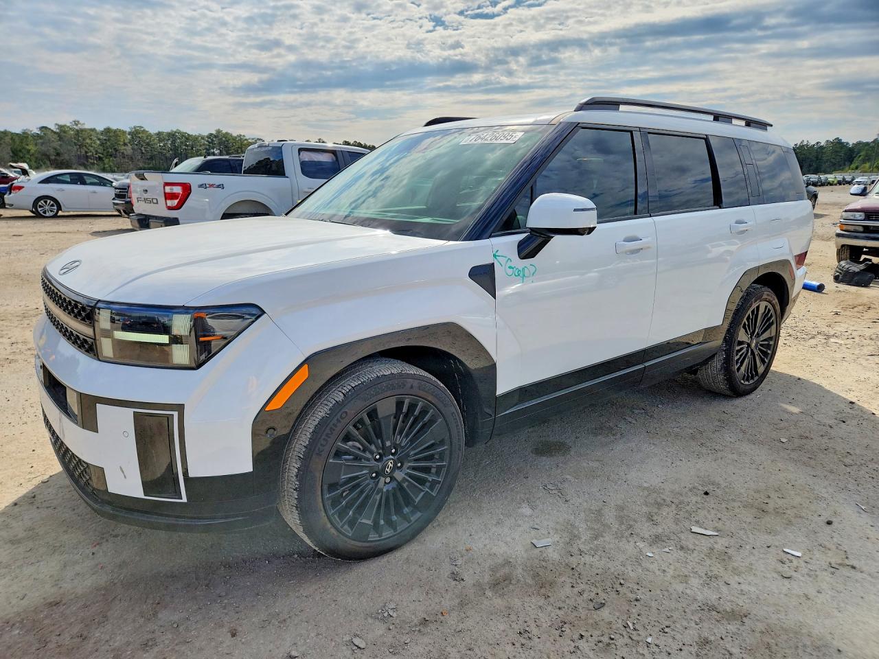 2025 Hyundai Santa Fe Calligraphy, VIN 5NMP54G17SH048314 — Frame damage