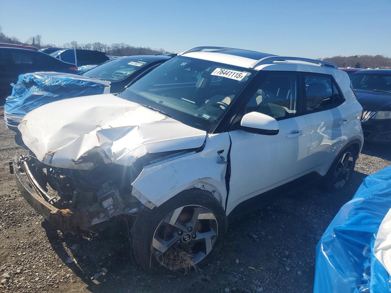 2025 Hyundai Venue SEL, VIN KMHRC8A38SU353034 — Rollover