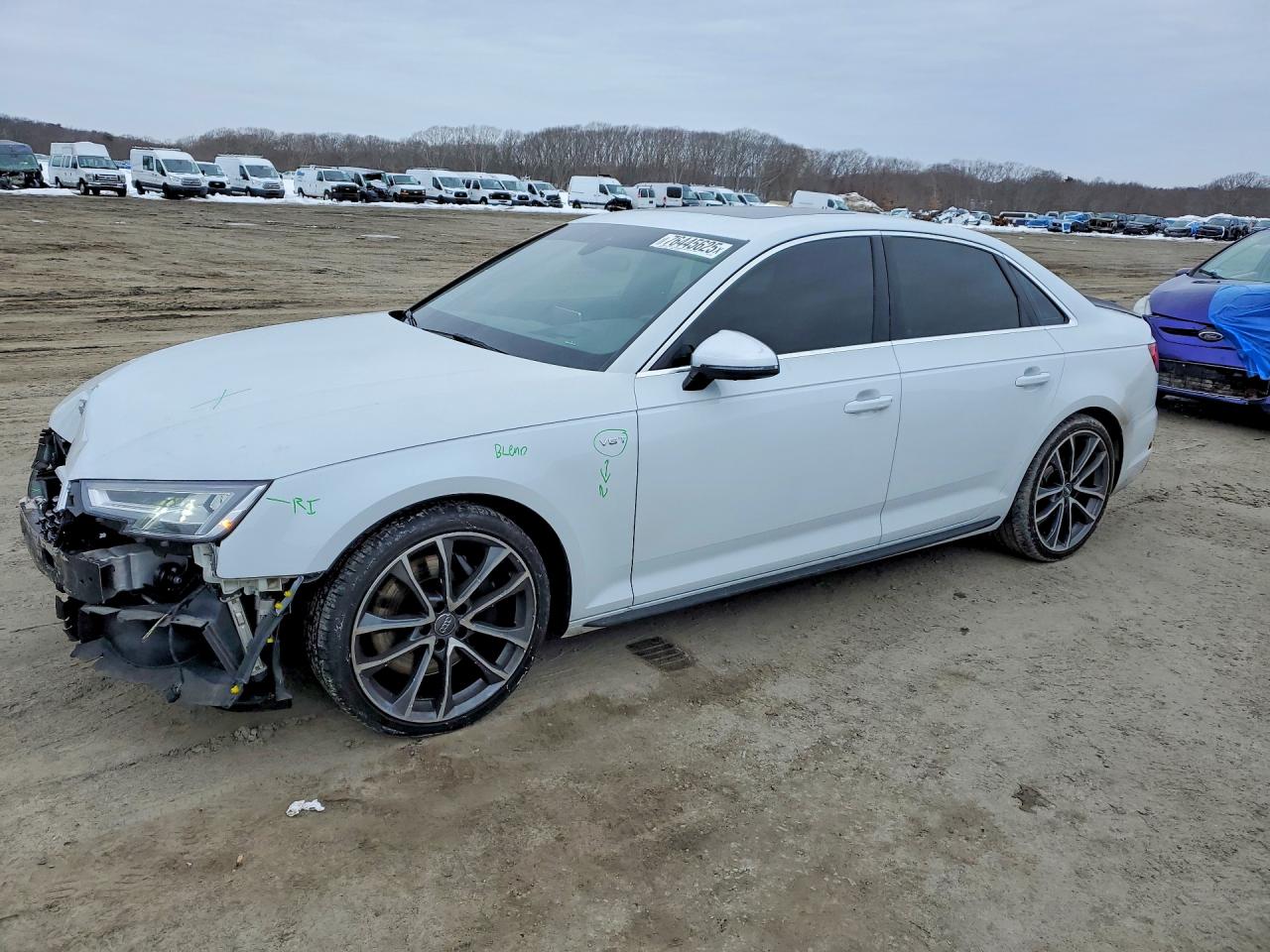2018 Audi S4 Prestige, VIN WAUC4AF44JA075939 — Перед