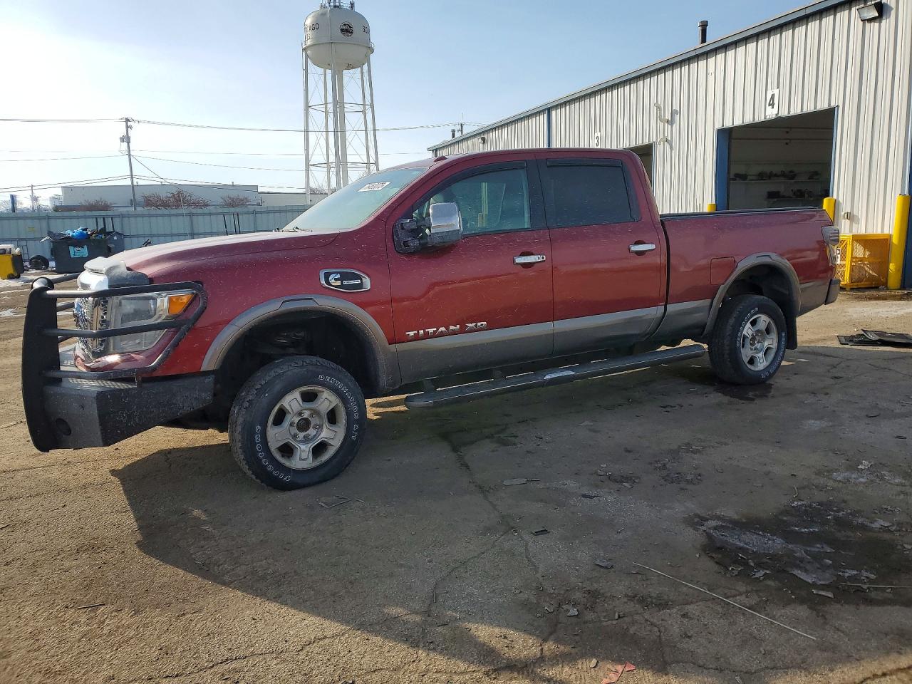 2016 Nissan Titan Platinum Reserve, VIN 1N6BA1F40GN510333 — Frame damage