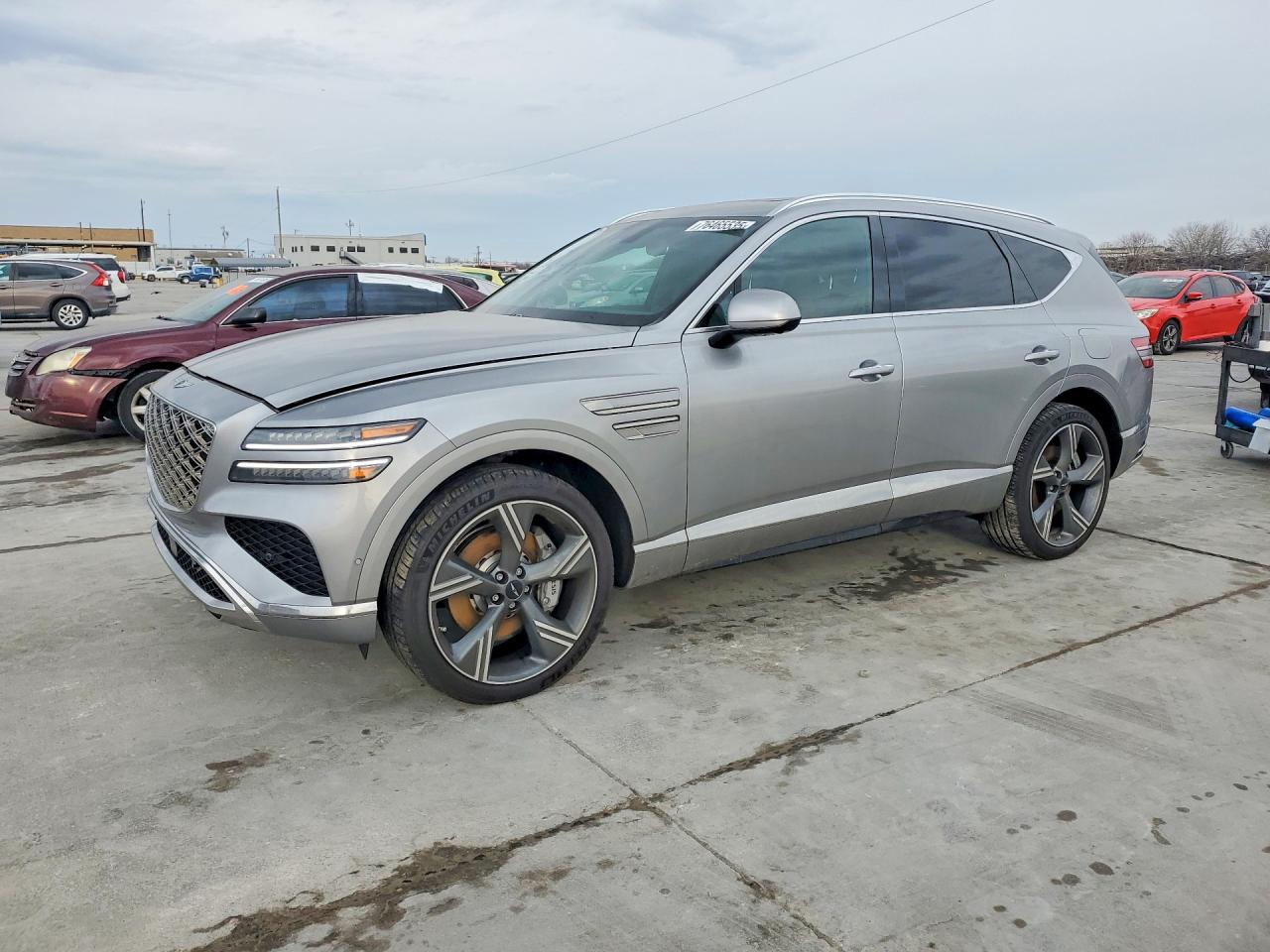 2025 Genesis GV80 Prestige, VIN KMUHEESC1SU234360 — Side