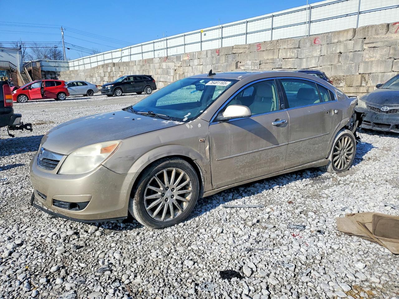 2008 Saturn Aura XR, VIN 1G8ZV57788F261470 — Rear end