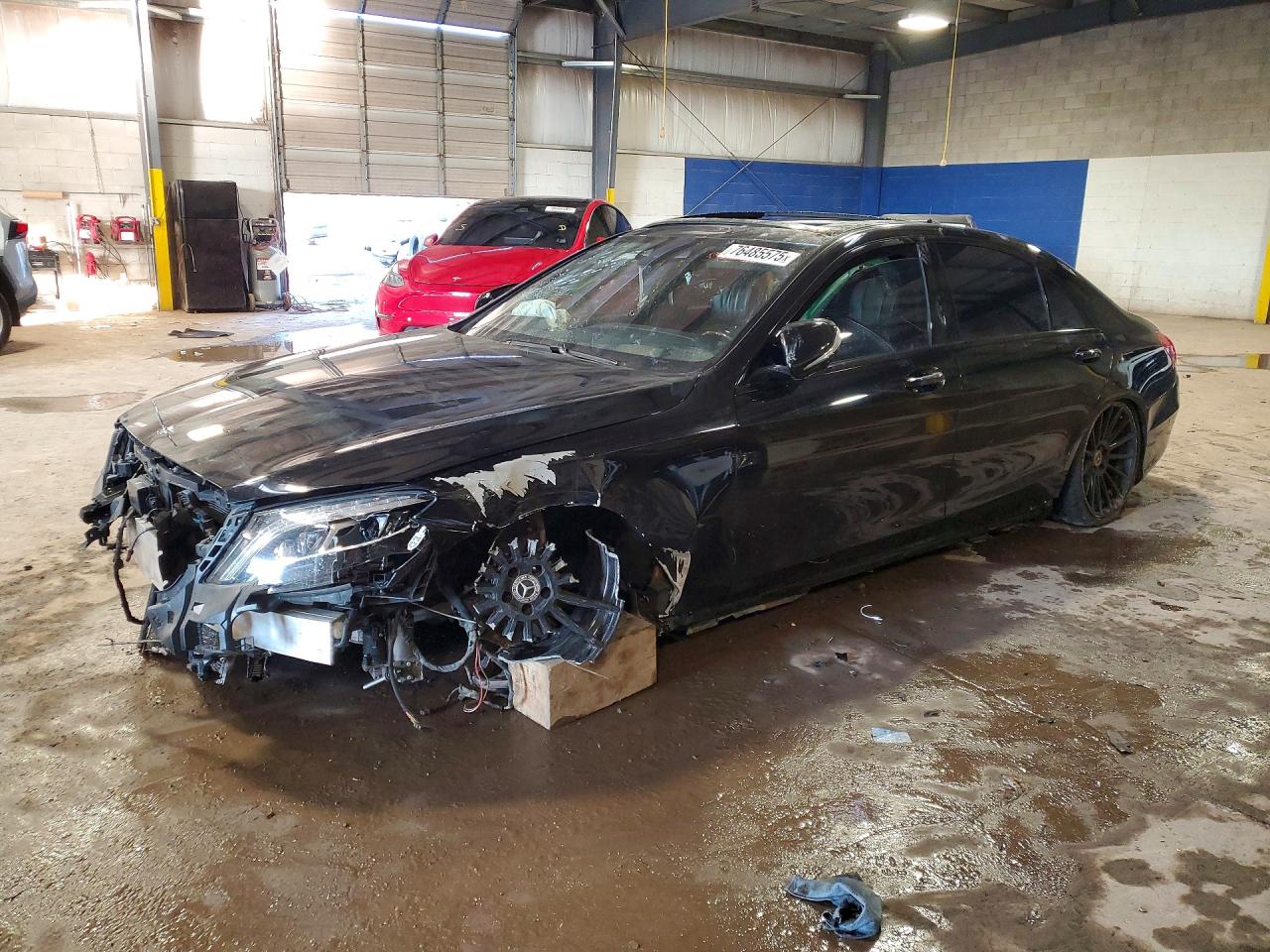 2015 Mercedes-Benz S 550, VIN WDDUG8CB1FA141127 — Front end