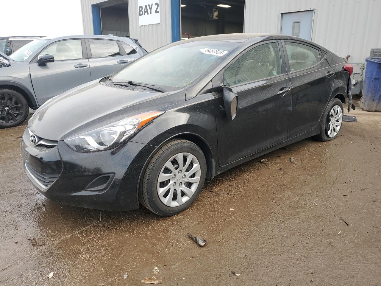 2013 Hyundai Elantra GLS, VIN 5NPDH4AE4DH171791 — Rear end