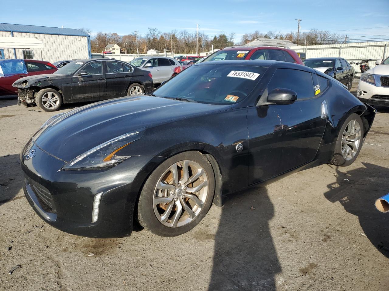 2013 Nissan 370Z, VIN JN1AZ4EH6DM880347 — Rear end