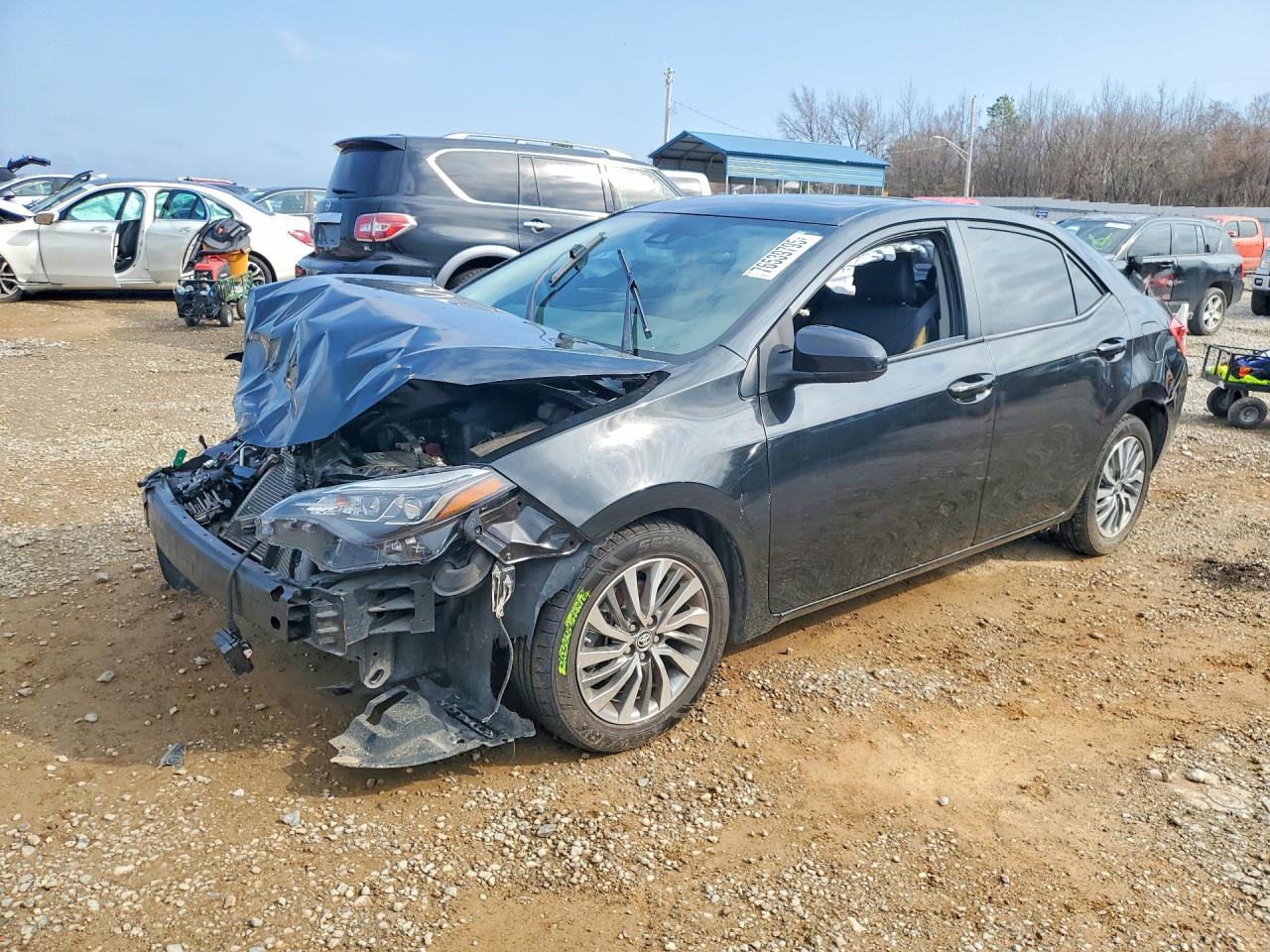 2018 Toyota Corolla LE, VIN 2T1BURHE4JC991423 — Front end