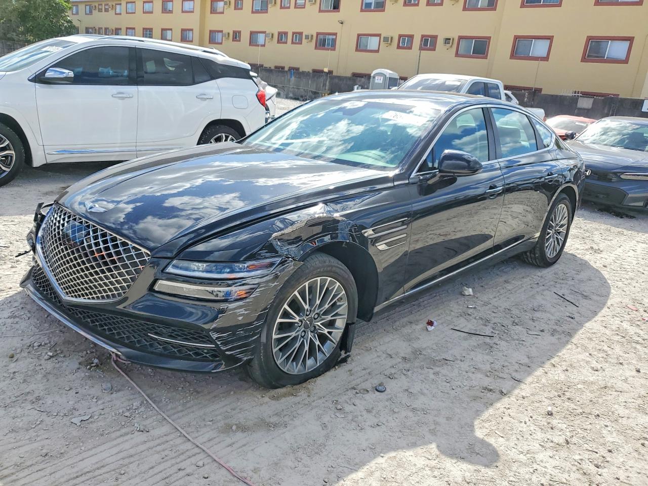 2023 Genesis G80 2.5T, VIN KMTGB4SCXPU182365 — Front end