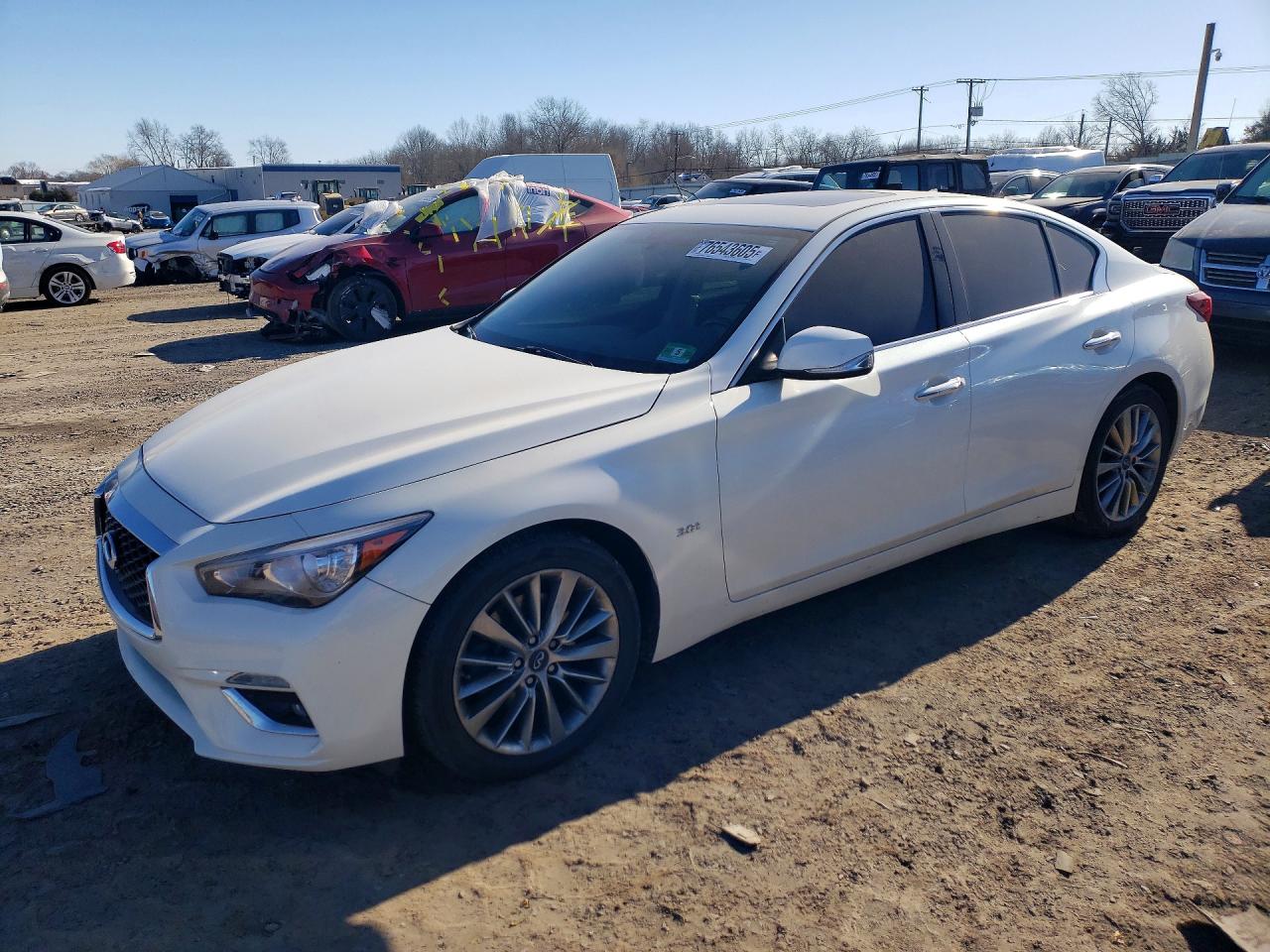 2018 Infiniti Q50 Luxe, VIN JN1EV7AR7JM445751 — Minor dents and scratches