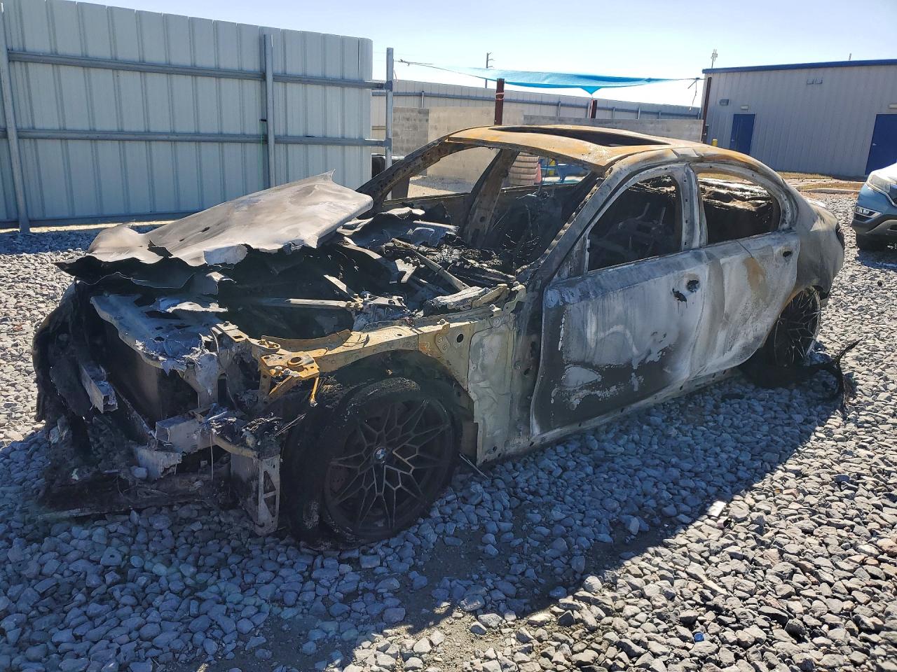 2024 BMW M3 Competition xDrive, VIN WBS43AY0XRFS74229 — Burn