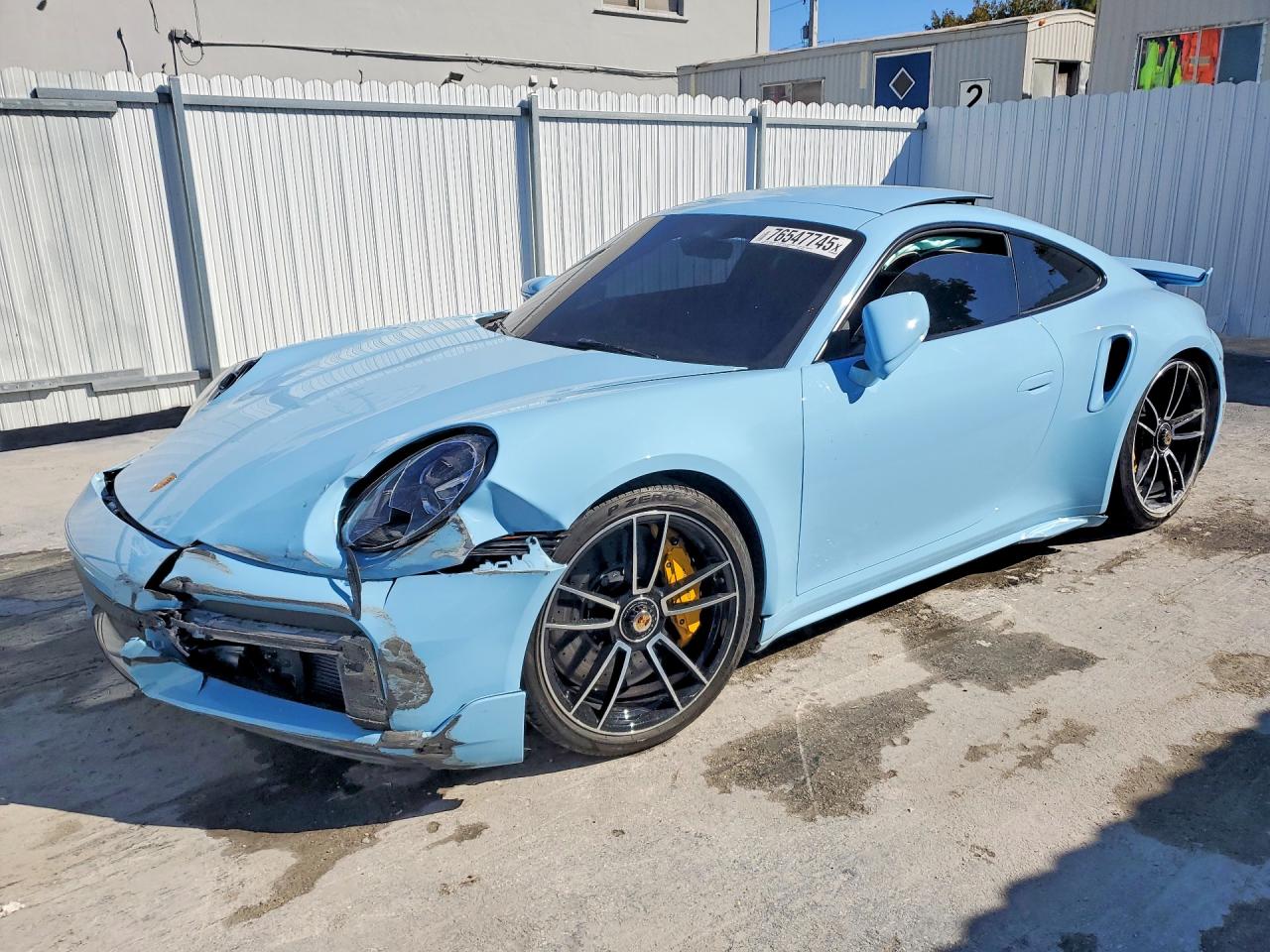 2022 Porsche 911 Turbo S, VIN WP0AD2A96NS255037 — Front end