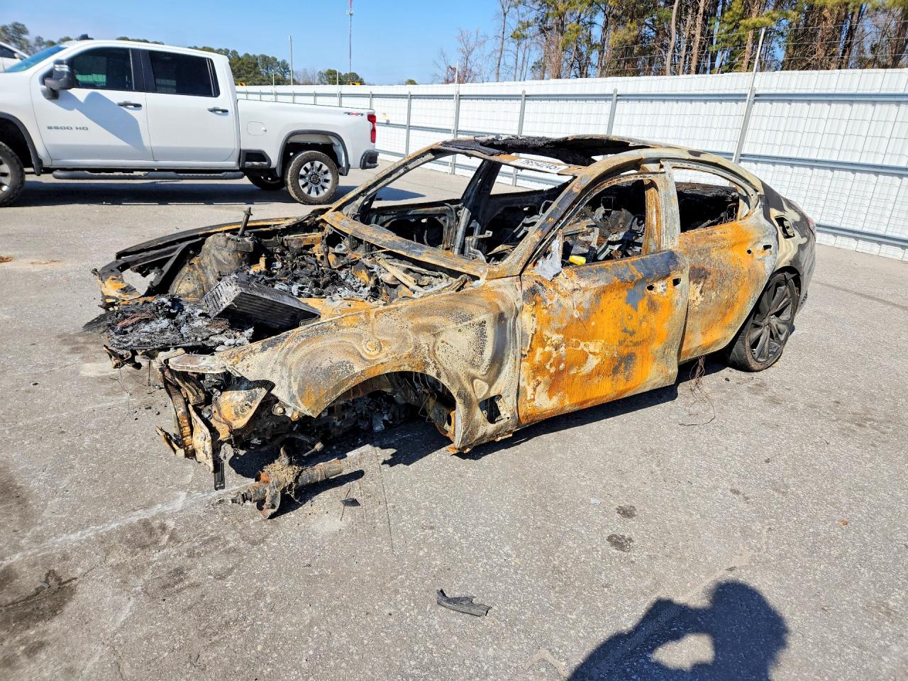 2023 Genesis G70 2.0T, VIN KMTG34TA5PU106742 — Burn