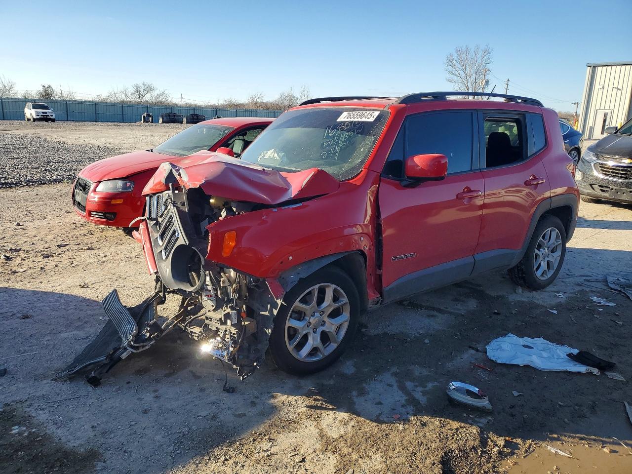 2016 Jeep Renegade Latitude, VIN ZACCJABT0GPC50074 — Front end