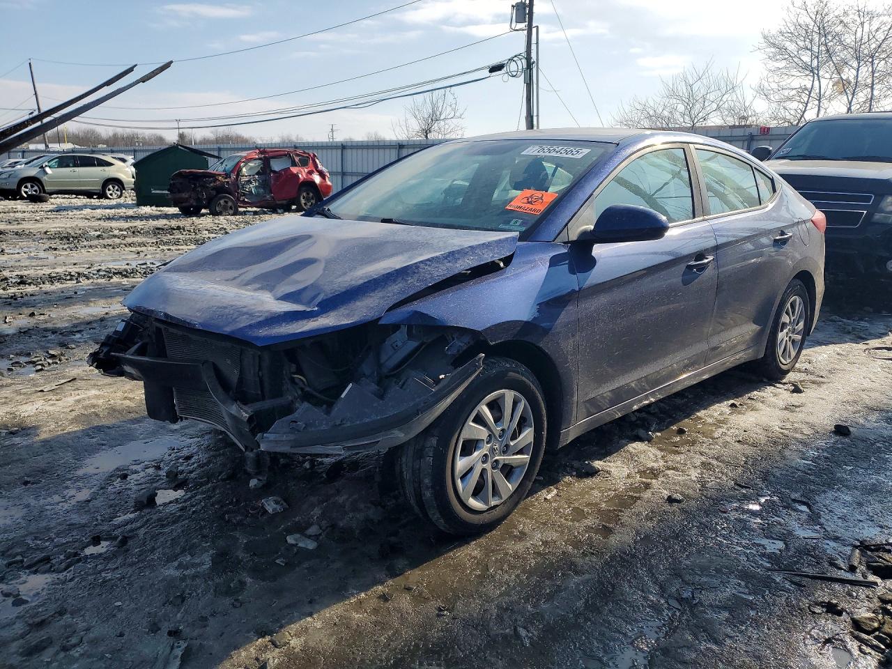 2017 Hyundai Elantra SE, VIN 5NPD74LF4HH100752 — Biohazard / chemical