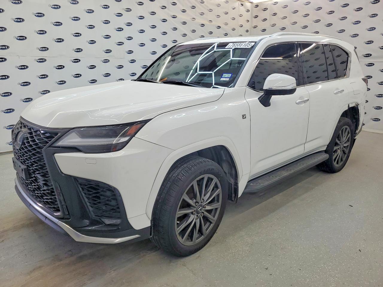 2023 Lexus LX 600 F Sport, VIN JTJMB7CX2P4034681 — Rear end