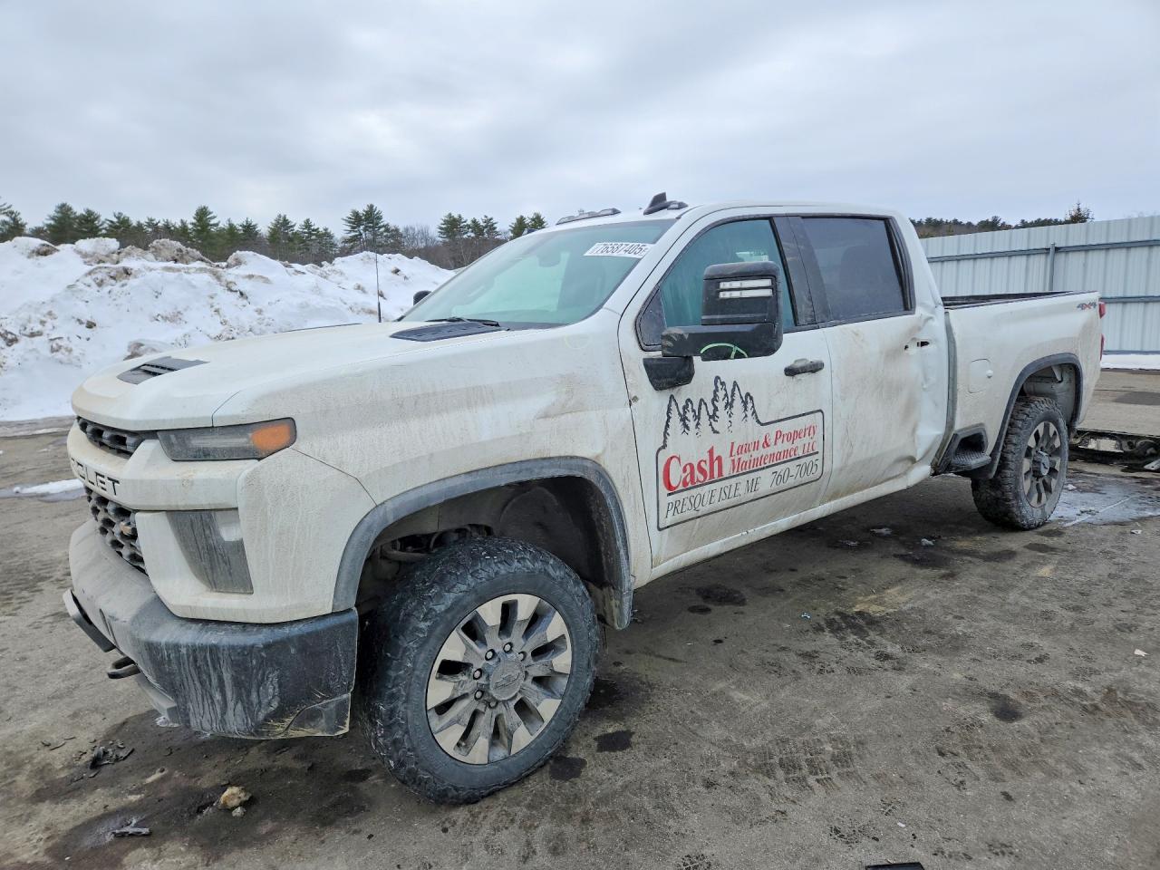 2020 Chevrolet Silverado 2500HD Custom, VIN 1GC4YME78LF119794 — Rear end