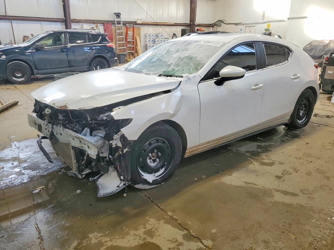 2023 Mazda 3 GS, VIN JM1BPAL79P1600815 — Frame damage