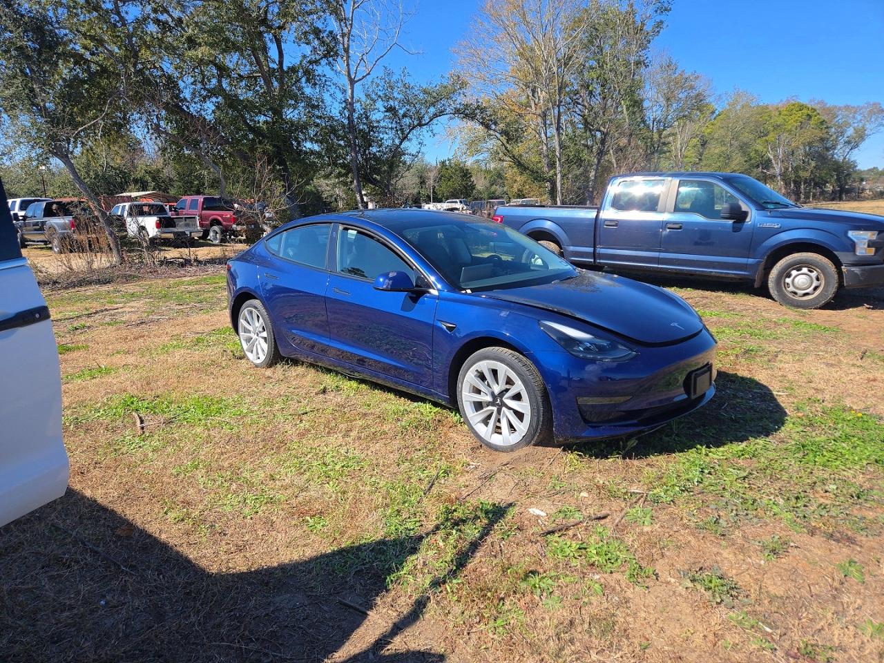 2022 Tesla Model 3, VIN 5YJ3E1EA7NF187350 — Hail