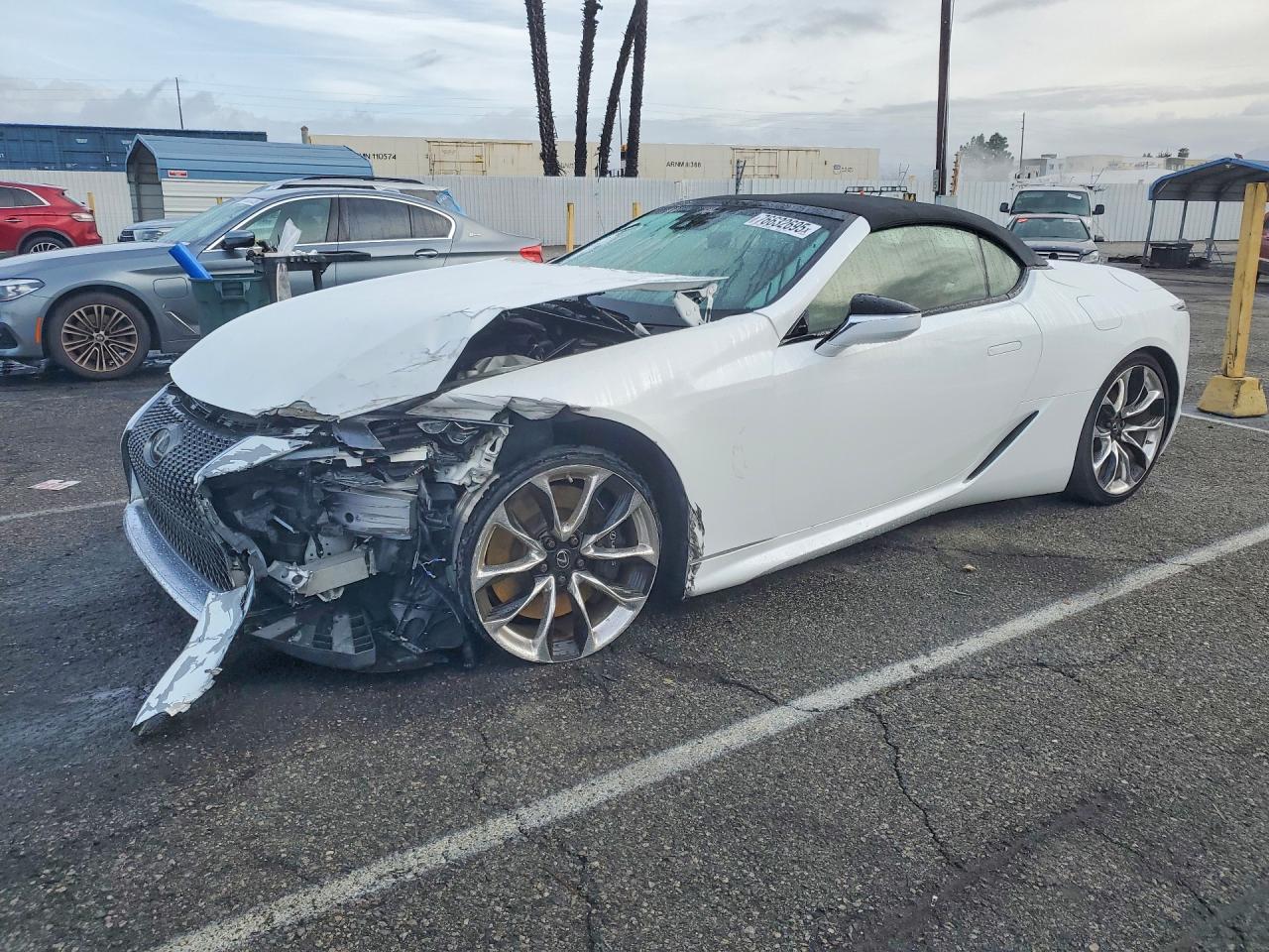 2021 Lexus LC 500h, VIN JTHKPAAYXMA102855 — Front end