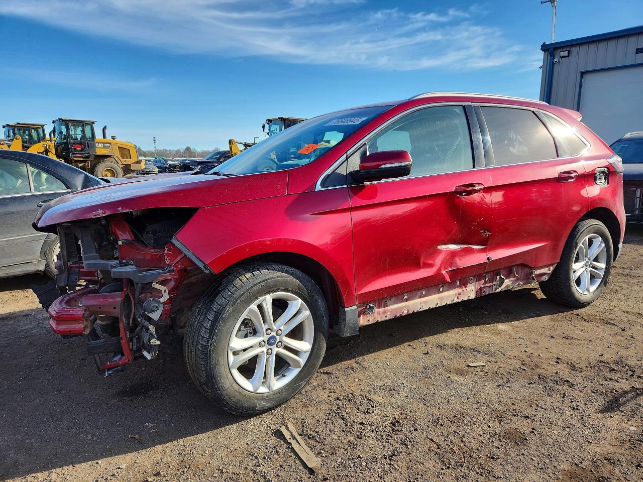 2019 Ford Edge SEL, VIN 2FMPK3J95KBB49136 — Front end