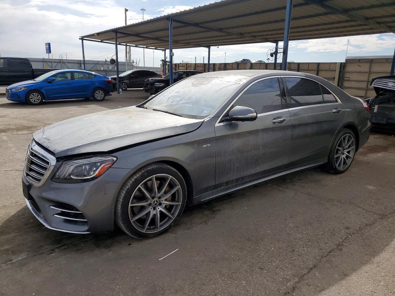 2019 Mercedes-Benz S 560, VIN WDDUG8DB7KA496831 — Engine fire