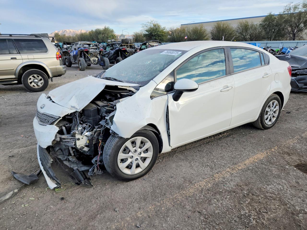 2016 Kia Rio LX, VIN KNADM4A34G6576538 — Front end