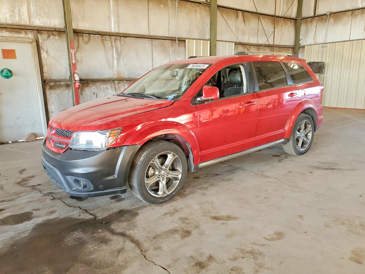 2017 Dodge Journey Crossroad Plus, VIN 3C4PDCGG5HT548162 — Partial repair