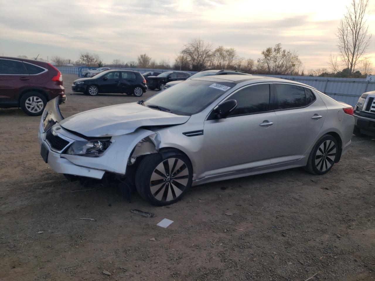 2012 Kia Optima SX, VIN KNAGR4A66C5294734 — Front end